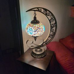Hanging Moon Bead Lamp