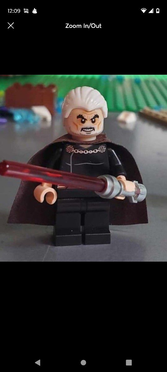 Star Wars Lego Minifig Count Dooku 