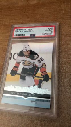 WILLIAM KARLSSON ROOKIE PSA 8