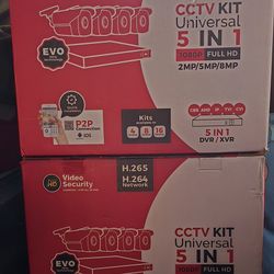 8CH H.265+ 3K Lite Wired CCTV Security Camera System with Human Vehicle Detection, 4X IP68 5MP Surveillance Camera for Indoor Outdoor, 1TB Hard Drive 