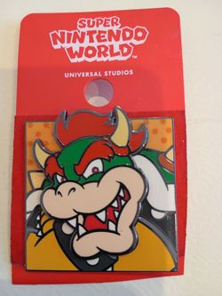 "BOWSER* super Nintendo world  Pin