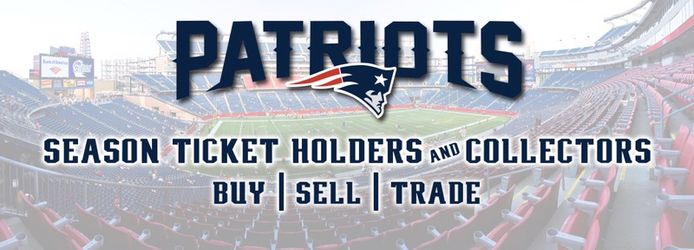 Patriots Season Ticket Holders and Collectors FB Page