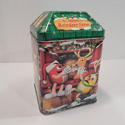 M&M's Reindeer Farm Tin Canisters Limited Edition #16 2003 Christmas Tin