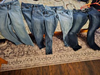 6 pairs ladies jeans sz 8
