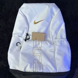 Nike elite white backpack