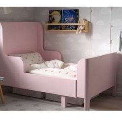 ( Brand new)  Ikea extendable bed Light pink