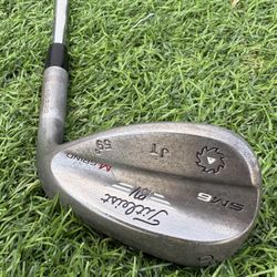 Titleist Vokey SM6 59° Lob Raw Wedge Tour Issue Steel Shaft