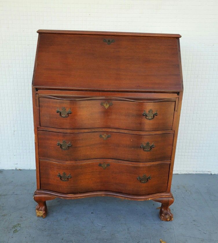 Vintage Writing Secretary Desk