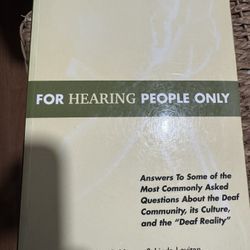 For Hearing People Only 3rd Edition