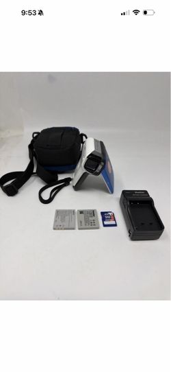 Sanyo Xacti VPC E2 Waterproof Digital Video Camera Blue Tested W Accessories