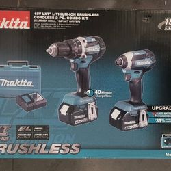  Brushless Cordless 2-Pc. Combo Kit 