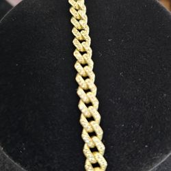 Monaco 14k Chian  And Bracelet 
