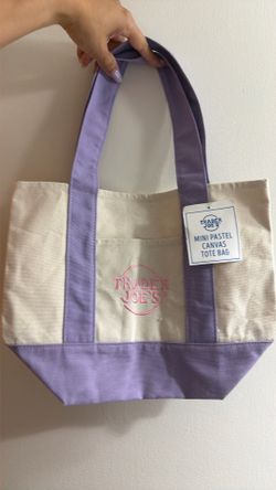Trader Joe’s mini pastel bag purple