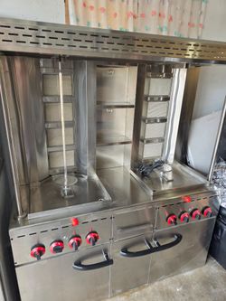 Double Vertical Shawarma Broiler Machine
