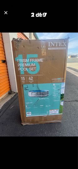 Intex pool 15x42in new