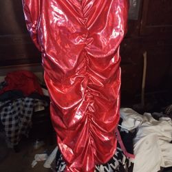  Pinkish Red Prom dress (Large)