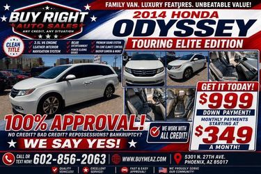 2014 Honda Odyssey touring elite
