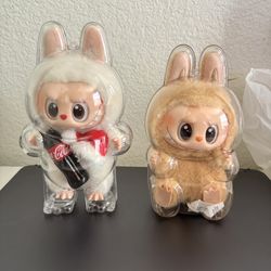 Two Opened authentic Labubus