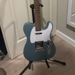 Electric Guitar, Amp, and Guitar stand