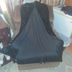 Black Felt Cape Costume 