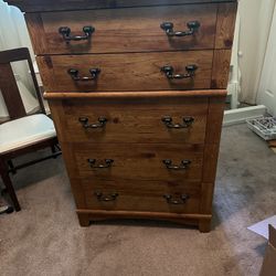 Tall Real Wood Dresser