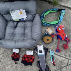 Dog Bed, Dog Food Metal Box, Dog Couch Cover And Other Dog Stuff