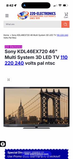 Sony 3d tv 46in
