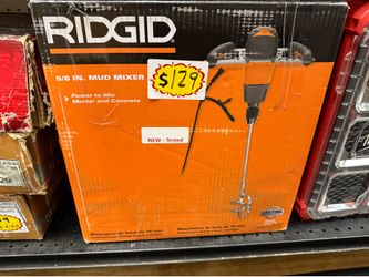 Ridgid paddle mixer new