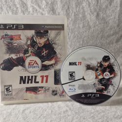 NHL 11 Playstation 3 (EA Sports, 2010) Case And Game Disc