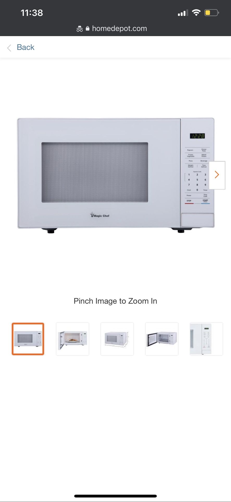 Brand New In Sealed Box Magic Chef Microwave