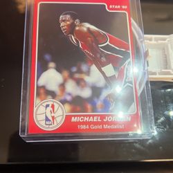 Michael Jordon Star Card 7 Reprint