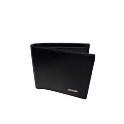 Classic Black Leather Wallet for Men - Durable Bifold Design with Card Slots and Cash Compartment | For everyday use