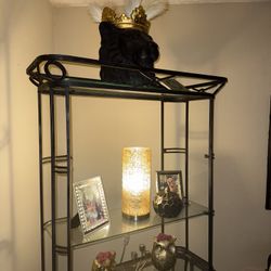 Metal Glass Shelfs Bar 