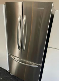 KitchenAid 3-Door Fridge Stainless Steel FrenchDoor