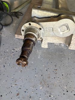 Torsion axle.