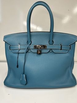 Hermes Birkin 35 Bleu Ciel (H)