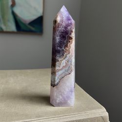 Amethyst & Crazy Lace Tower ( firm on price )