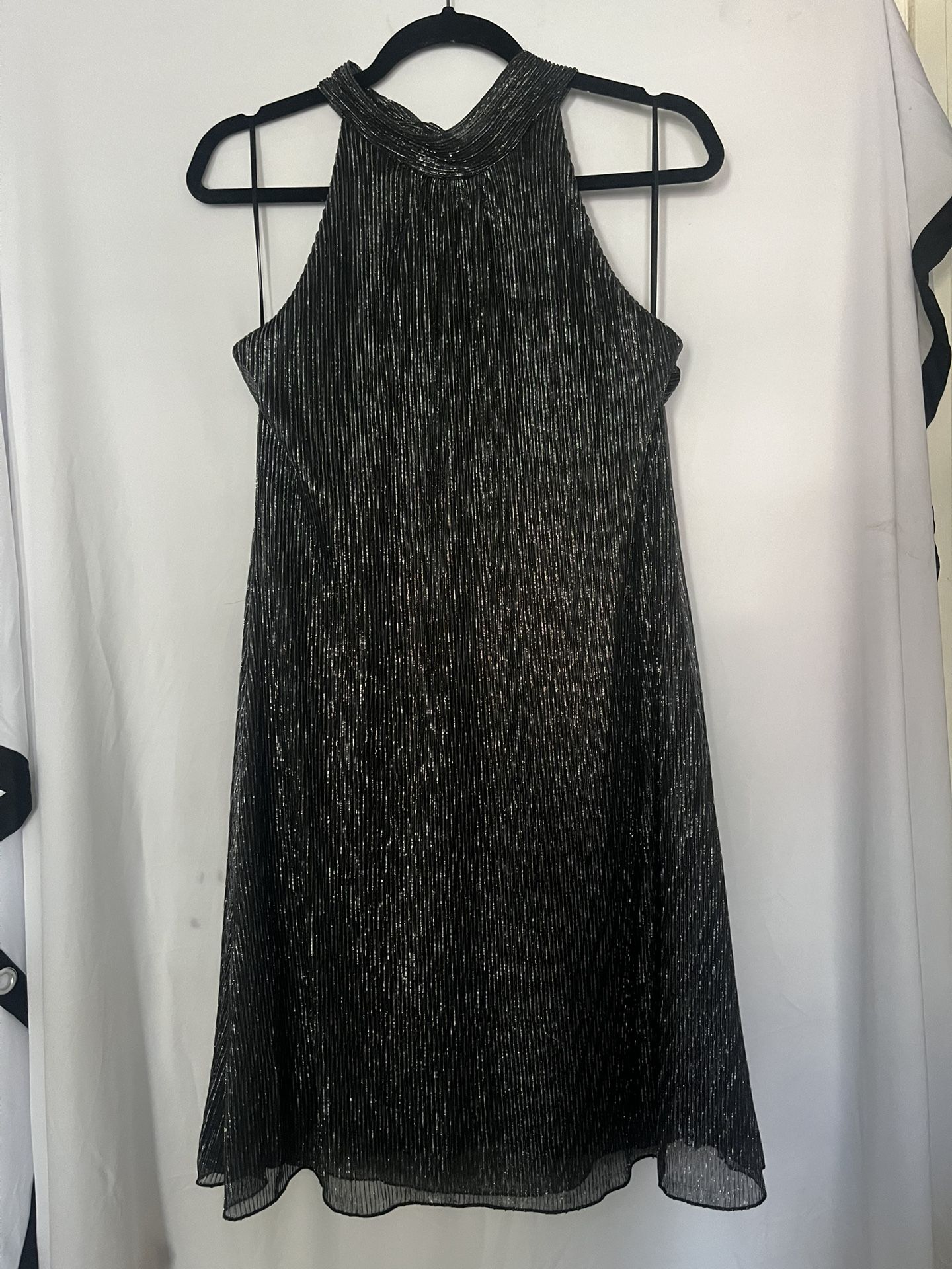 Melissa Paige Halter Metallic Party Dress 