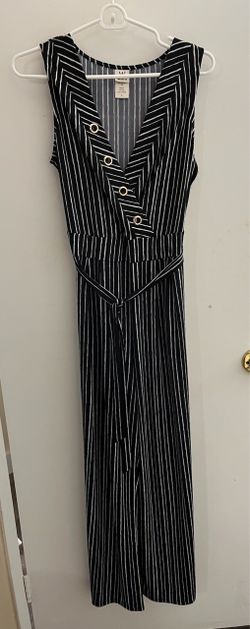 Black and white striped jumpsuit Black and white striped jumpsuit