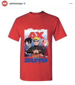 Anime Expo 2019 X VizMedia Narut Shippuden Shirt