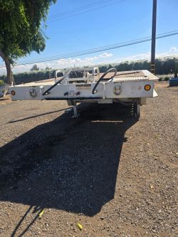 1999 Aspen Trailer 48ft Lowboy w Hydraulic Winch