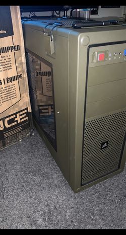 Corsair Vengeance Mid-Tower PC Case/Tower Military Green *NEW* for Sale in Lynwood, - OfferUp