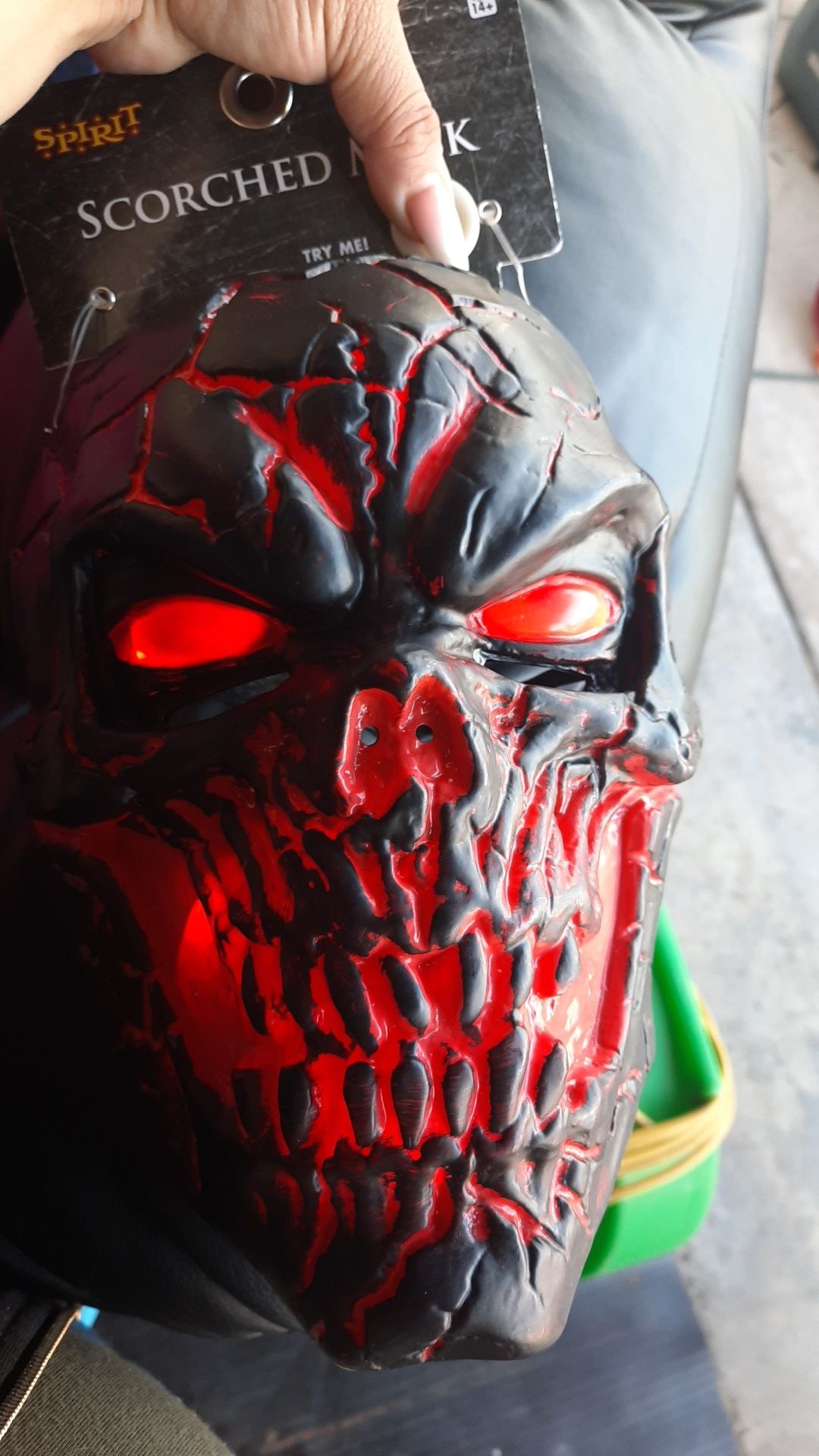 Led scorched mask
