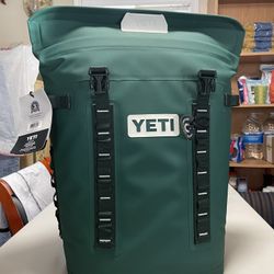 Yeti Hopper M20 Soft Backpack Cooler Black Forest Green