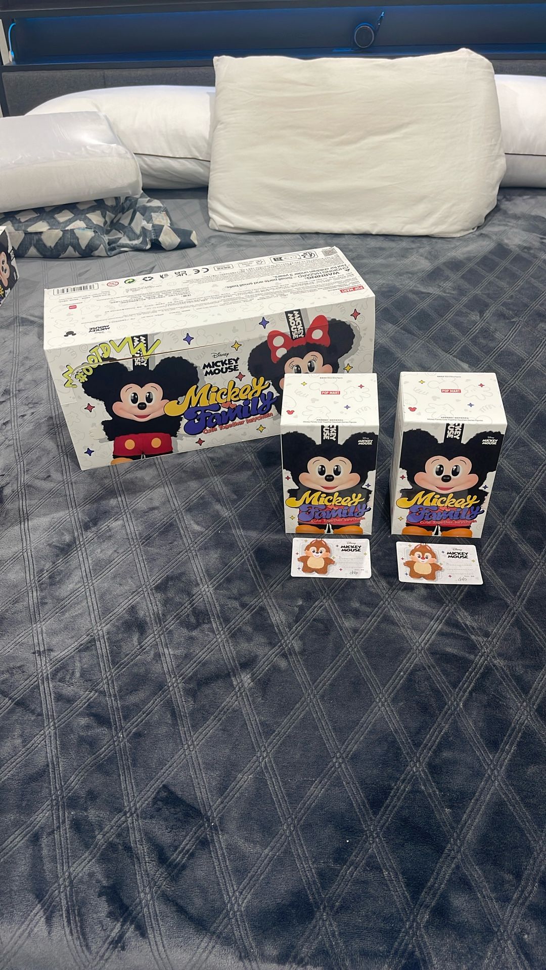 Mickey Family Cute Together Keychain
