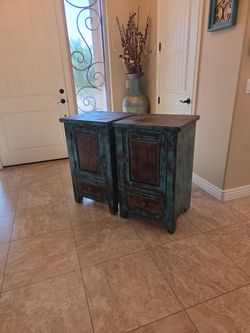 Rustic southwest style cabinets