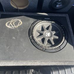 Kicker 10” comp Subwoofer in Ported Box