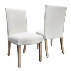 Lark Manor Arvad 19.7'' H Upholstered Dining Chair (Set of 2)