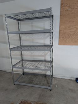 5-Tier Steel Wire Shelving