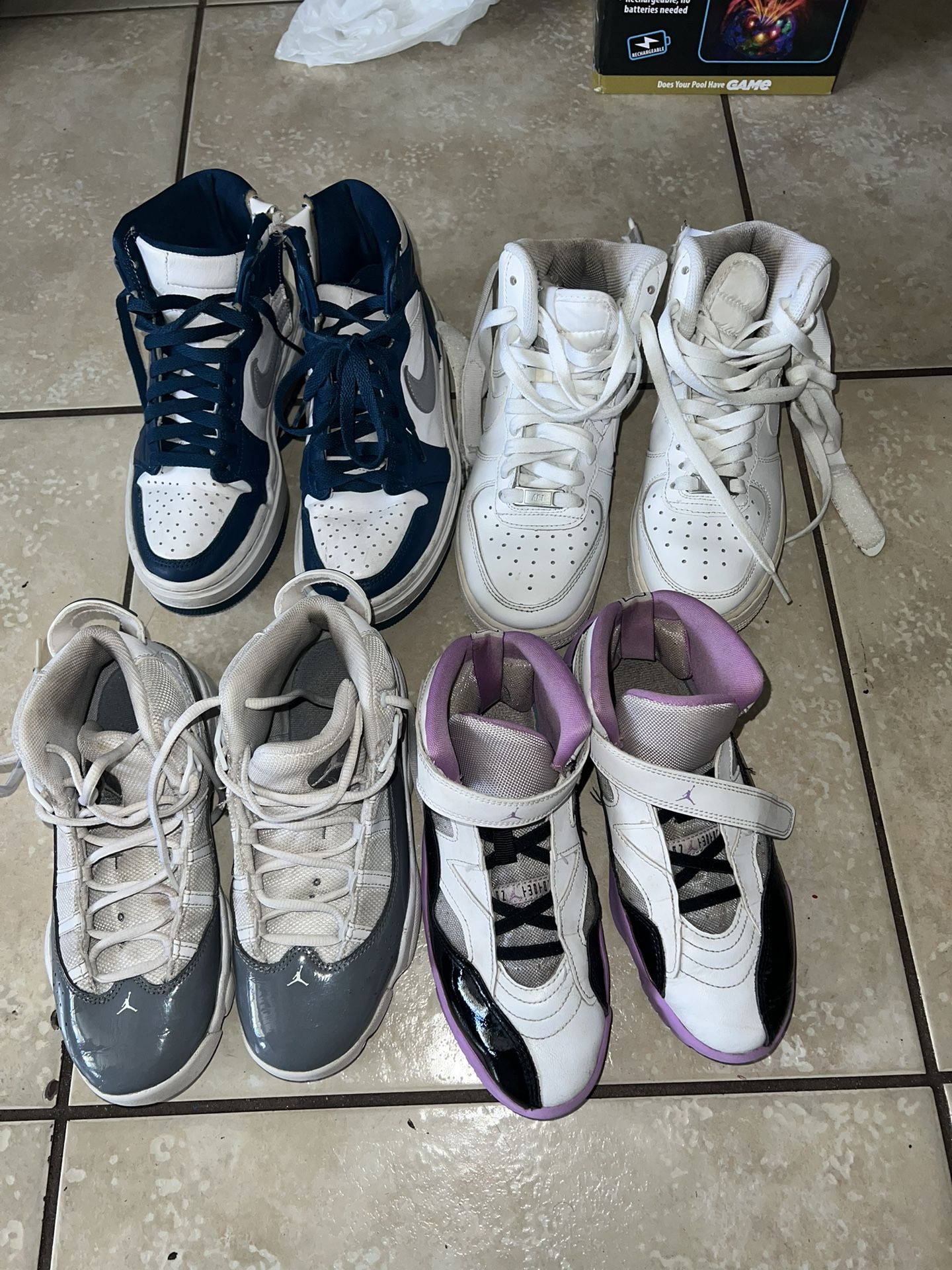 Used Nike/jordans Sz 3-5.5 Y